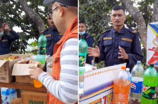 रामेछापमा  यात्रु  विश्रामस्थलमा  नि:शुल्क  खाजा