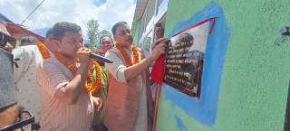 पञ्चकर्म तथा पूर्वकर्म आयुर्वेद औषधालयको प्रदेशसभा सदस्य ईन्द्रबहादुर बानियाँद्वारा उद्घाटन