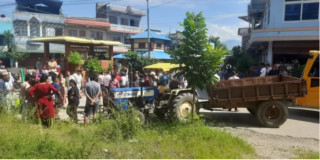 पिठुवामा ट्र्याक्टरको ठक्करबाट एकजनाको मृत्यु